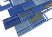 Hawai Blue 2x3 Uniform Brick Glossy Glass Tile Universal Glass Designs