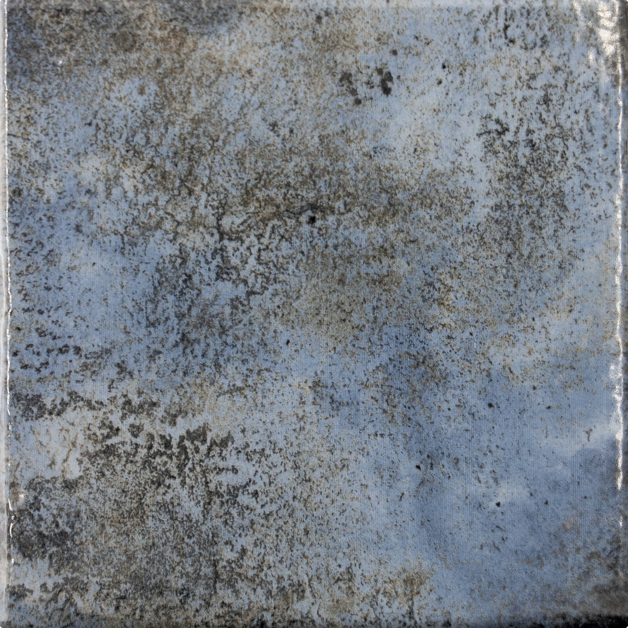 Indigo Blue 6x6 Glossy Porcelain Tile Euro Glass