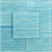 Barbados Caribbean Blue Wave 6x6 Glossy Glass Pool Tile Universal Glass Designs