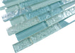 Inagua Random Brick Glossy and Iridescent Glass Pool Tile Universal Glass Designs