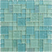 Inagua Unique Shapes Glossy and Iridescent Glass Tile Universal Glass Designs