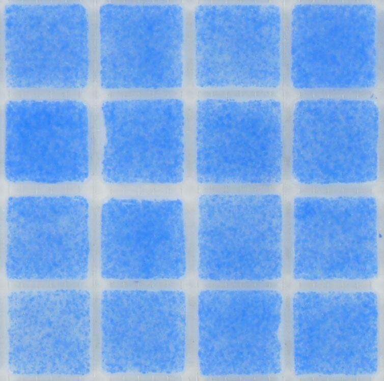 Azul Claro Blue 7/8'' x 7/8'' Glass Pool Tile Universal Glass Designs